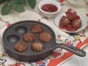 SCI Scandicrafts 7-Cup Cast Iron Aebleskiver Pan