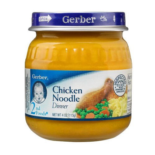 Click to see more detail Gerber 2nd Foods Chicken Noodle Dinner - 12 Pack Gerber 2nd Foods Chicken Noodle Dinner - 12 Pack