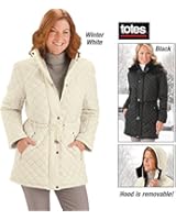 Collections Etc Women's Mid-Length Anorak Quilted Jacket