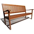 Strathwood All-Weather Hardwood 3-Seater Bench