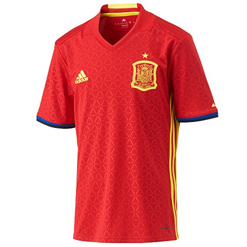adidas Jungen Fußball/Heim-trikot UEFA Euro 2016 Spanien Replica, Scarle/Byello, 140, AA0850