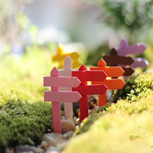 DGBM 7Pcs Miniature Fairy Garden Accessories Moss Bonsai Micro Landscape DIY Craft Garden Ornament (Assorted Color)