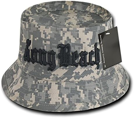 Nothing Nowhere Long Beach Army Dig Fisherman Hat, Camouflage, Large/X-Large