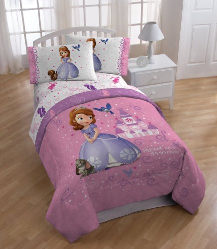 Best Buy Sofia The First Twin Comforter And Sheet Set Amz 4