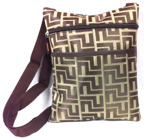 3-6 Day Delivery - Light Weight Designer Style Cross Body Purse, Zipper Compartments and Adjustable Strap