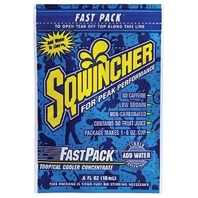 Sqwincher TROPICAL COOLER 6 Oz Fast Pack (50 packs/box): Sports &amp; Outdoors