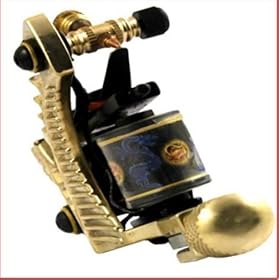 Pure Copper Handmade Brass Cuprum Tattoo Machine Gun e010599
