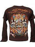 EdHardy Men's Pirate's World Double Sleeve Tee Style # A9AFAABR