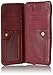 Fossil Preston Flap Wallet, Wine