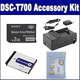 Sony DSC-T700 Digital Camera Accessory Kit includes: ZELCKSG Care & Cleanin ....