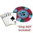 Royal Flush Lapel Pin