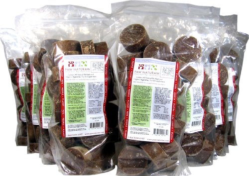 Paw Naturaw Elk Diet for Dogs, Medallions, 3.5-Pound Bags (Pack of 8)