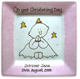Christening Plate