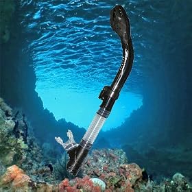 Sahara Ultra Dry Snorkel - Dry Valve Top & Purge Valve - Black