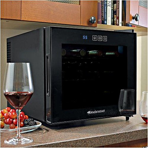 Wine Enthusiast Silent 12 Bottle Touchscreen 