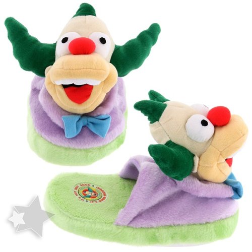 Buy Simpsons Krusty the Clown Slippers for Men