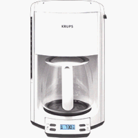 Krups 12-Cup Programmable Coffeemakers with Glass Carafes