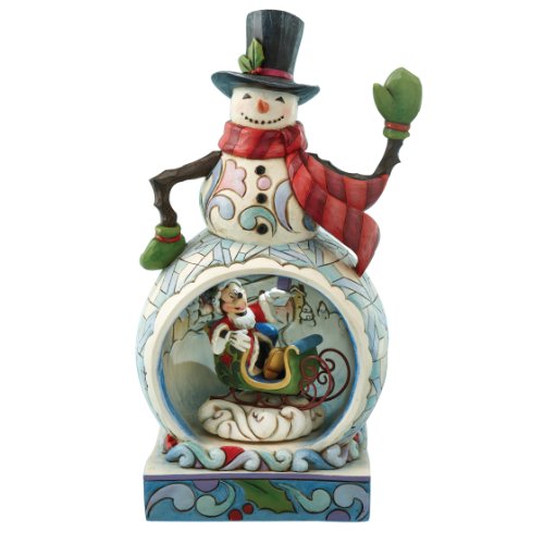 Jim Shore Disney Traditions Mickey Mouse Snowman A Winter Wonderland Musical