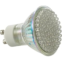 LED Lampe Leuchte Strahler GU10 4W 80 LEDs 230V Warmwei� 380 Lumen