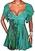 Funfash Plus Size Women Slimming Peacock Empire Waist Top Blouse New Made in USA