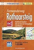 Hikeline Fernwanderweg Rothaarsteig 160 km: Von Brilon im Sauerland über den Kamm des Rothaargebirges nach Dillenburg. Wanderführer und Karte 1  :35.000, wetterfest