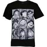 Family Guy Character Mug Shots Booked Men's T-Shirt