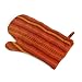 Cotton Fabric with Polyfill Burgundy Oven Mitt 