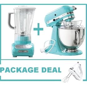Click here to buy KitchenAid KSM150PSAQ Artisan Tilt, Tilting model Stand Mixer, Martha Stewart Blue Collection....
