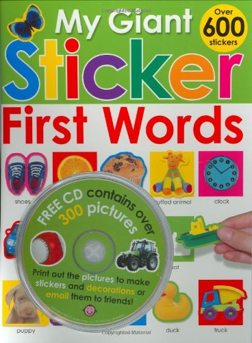 My Giant Sticker First Words (with CD) (Giant Sticker Activity)