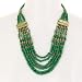 Party Fashion Necklace Green Costume Jewelry Handmade In India