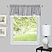 Achim Home Furnishings DRVL14GW12 Darcy Window Curtain Valance, 58
