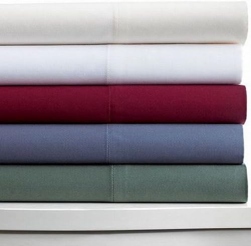 Extreme Linens 600 Thread Count Fitted Sheet, Full, Chalk White