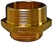 Dixon 1-1/2 MNPT X 1-1/4 MNPSH BRASS HEX NIPPLE (DMH1512)