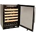 Haier HVCE24CBH Built-In or Freestanding 50-Bottle Wine Cellar with LED Display