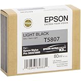 Epson UltraChrome K3 Ink Cartridge - 80ml Light Black (T580700)