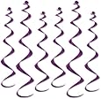 Beistle 50065-PL 6-Pack Twirly Whirlys, 4 to 24-Inch and 2 to 36-Inch