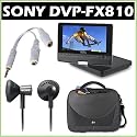 Sony DVPFX810 (Black) 8" Portable DVD Player + Accessory Kit