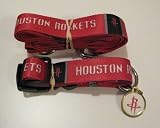 Houston Rockets Pet Accessories Set - Small (6' Leash, Collar, and ID Tag)