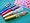 Hello Kitty Glitter Pens (5 Piece Set)