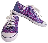 Coach Barrett Signature Ocelot Magenta Tennis Shoes