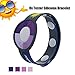 WEMELODY 3PCS/Lot Outdoor UV Tester Band Bracelet Meter Watch Ultraviolet Rays Sensor Indicator Detector Color Changing Best Gift for Friends/Relatives and Loves Skin Protection (Dark Blue)