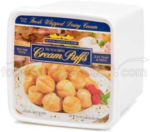 Dutch Choux Mini Cream Puff, 42.3 Ounce -- 6 per case.