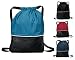 Mesh Bottom Drawstring Backpack