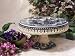 CAKE PLATE PORCELAIN Blue