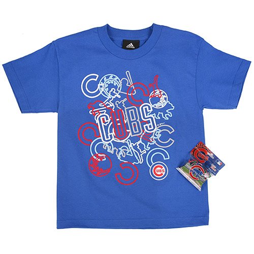 51pq48NbpML Chicago Cubs Youth Logo Bandz T shirt Medium