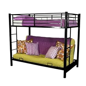 Walker Edison Twin over Futon Bunk Bed