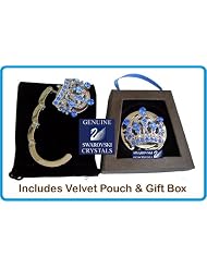 Royal Wedding Crown with Swarovski Crystal Folding Purse Hook by Chatt