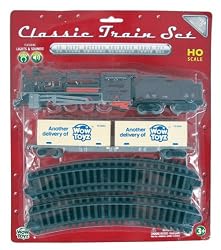 WowToyz Classic Train Set - Steam Engine with Cargo Containers