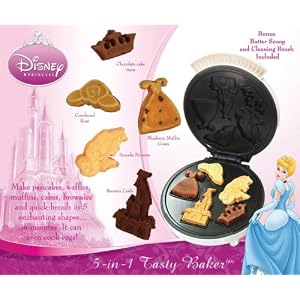 Disney Princess 5 in 1 Tasty Baker Bakes Pancake,Muffins, breads, cakes, and... by Gifts and Gadgets Online