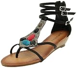 Wild Diva Womens Dazzle-04 Thong Sandal Sandals